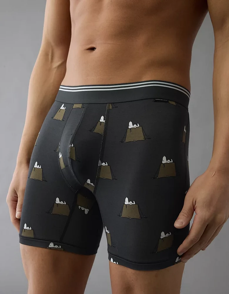 Caleçon boxeur ajusté ultradoux de 6 po tente Snoopy pour hommes AEO