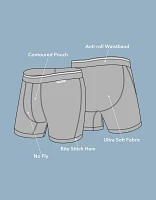 Caleçon boxeur ajusté ultradoux de 6 po camp Snoopy pour hommes AEO