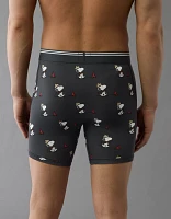 Caleçon boxeur ajusté ultradoux de 6 po camp Snoopy pour hommes AEO