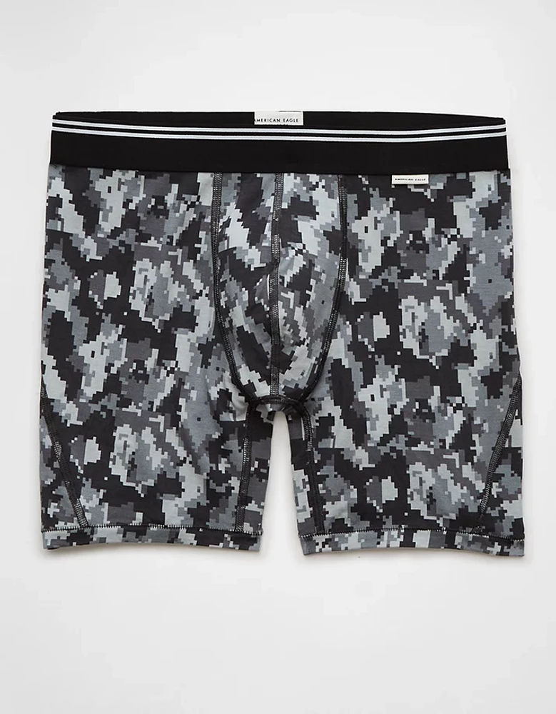 Caleçon boxeur ajusté ultradoux de 6 po camouflage pour hommes AEO