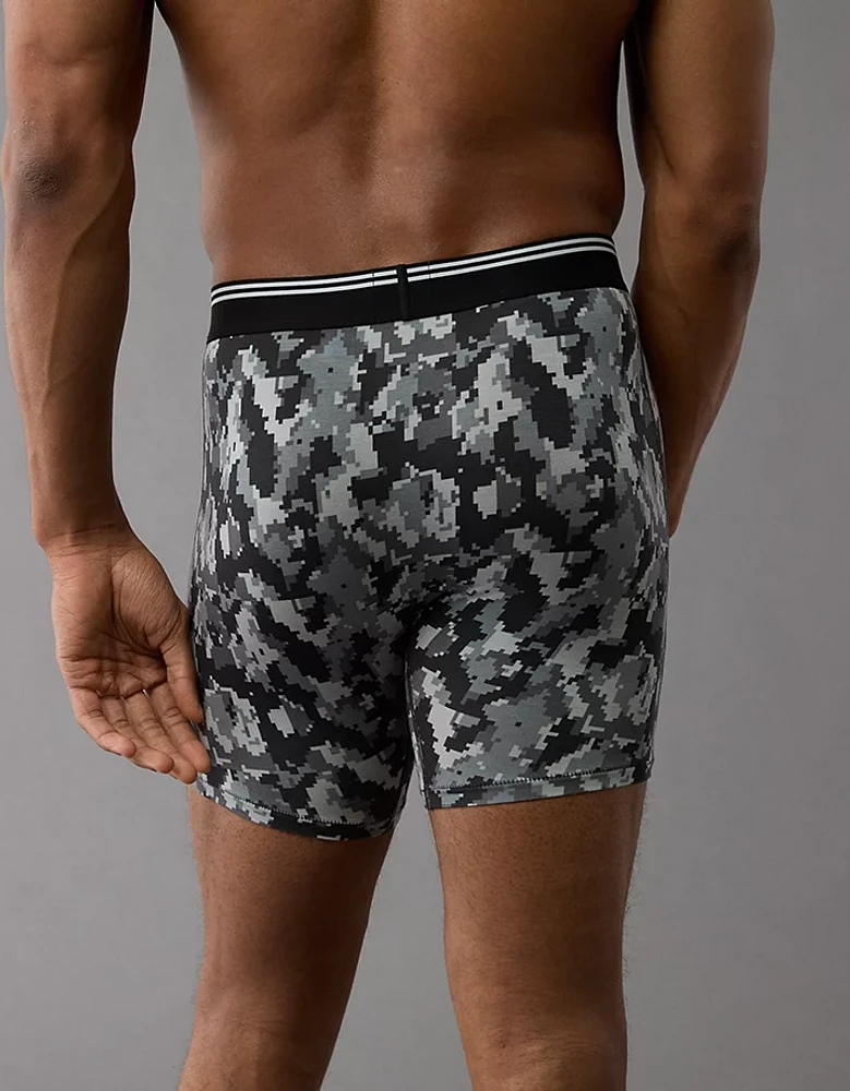 Caleçon boxeur ajusté ultradoux de 6 po camouflage pour hommes AEO