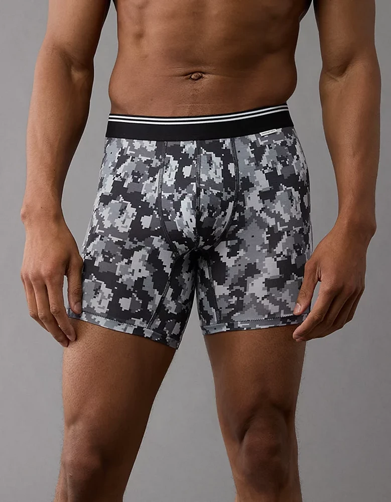 Caleçon boxeur ajusté ultradoux de 6 po camouflage pour hommes AEO