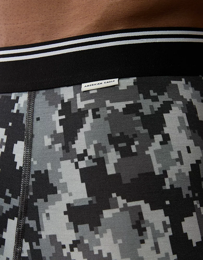 Caleçon boxeur ajusté ultradoux de 6 po camouflage pour hommes AEO