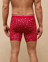 AEO Men's Candy Canes 6" Ultra Soft Boxer Brief