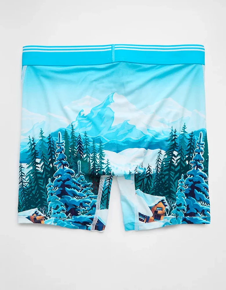 AEO Men's Winter Wonderland 6" Ultra Soft Boxer Brief