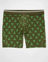 AEO Men's Christmas Holly 6" Ultra Soft Boxer Brief