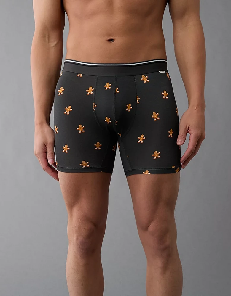 AEO Men's Gingerbread 6" Ultra Soft Boxer Brief