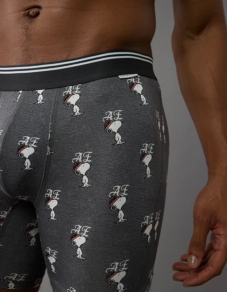 Caleçon boxeur ajusté ultradoux de 6 po Snoopy pour hommes AEO