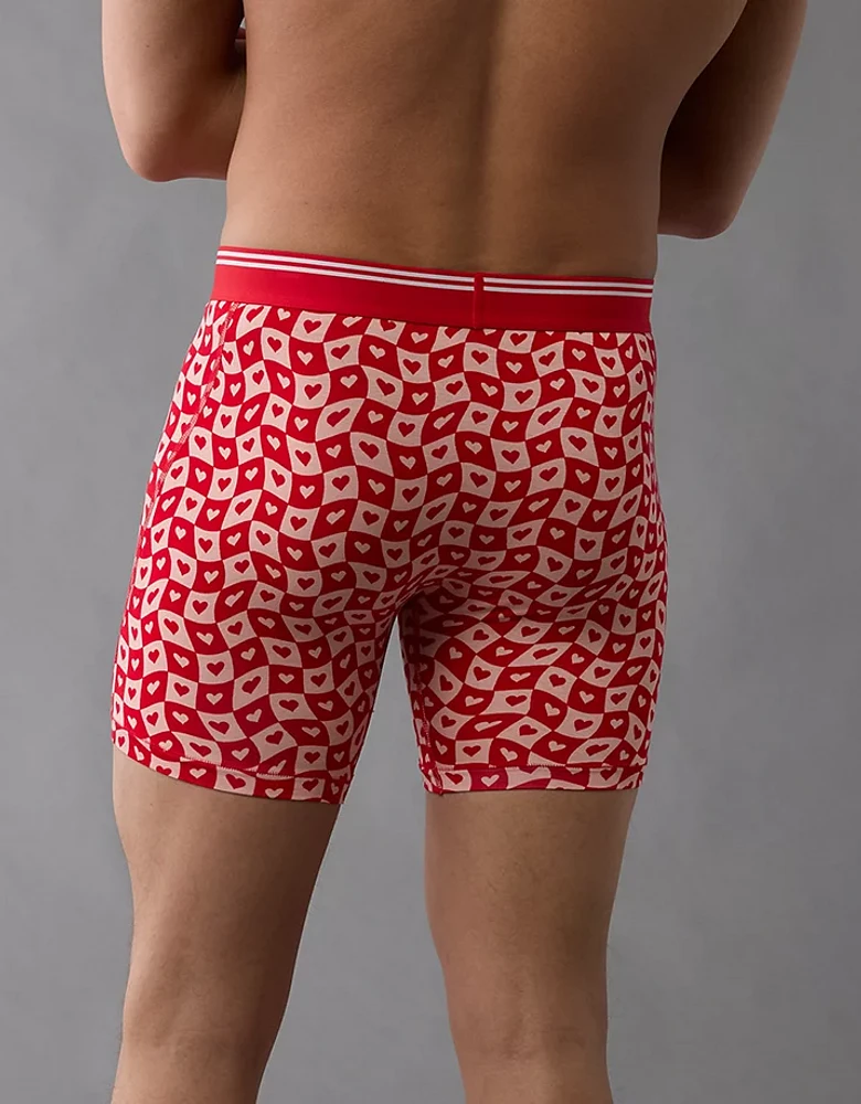 AEO Men's Valentine's Day Hearts 6" Ultra Soft Boxer Brief