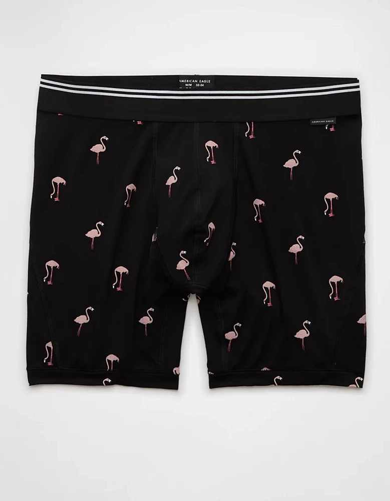 AEO Men's Flamingos 6" Ultra Soft Boxer Brief