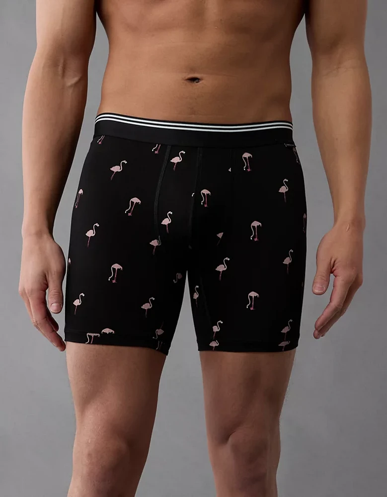 AEO Men's Flamingos 6" Ultra Soft Boxer Brief