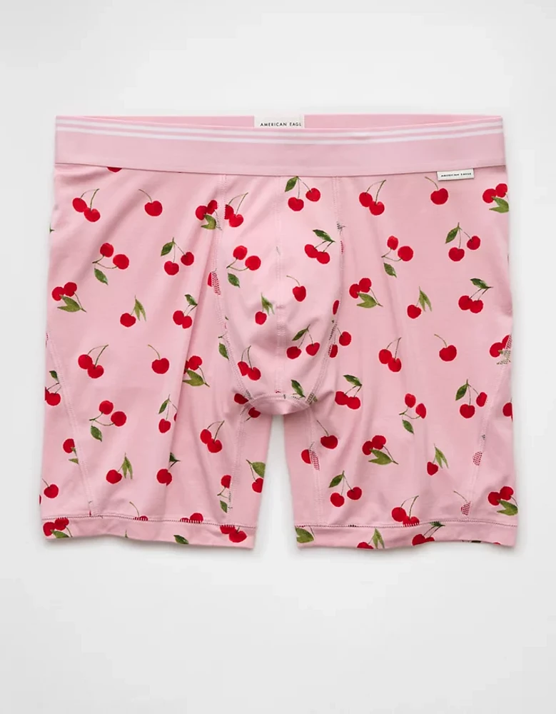 AEO Men's Cherries 6" Ultra Soft Boxer Brief