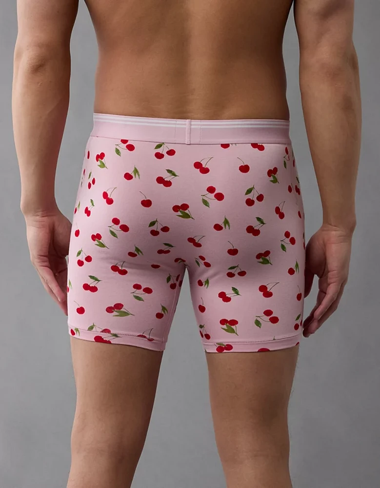 AEO Men's Cherries 6" Ultra Soft Boxer Brief