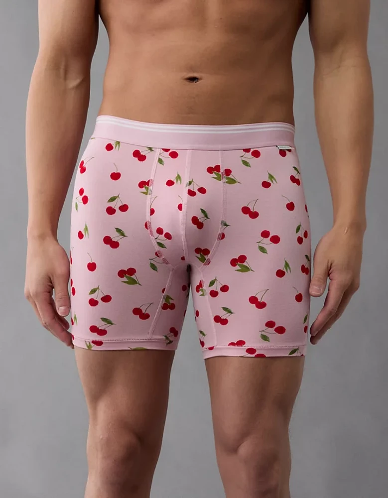 AEO Men's Cherries 6" Ultra Soft Boxer Brief