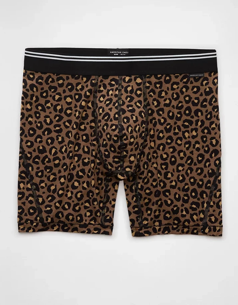 AEO Men's Leopard 6" Ultra Soft Boxer Brief