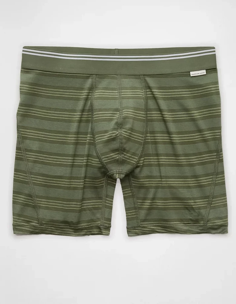 AEO Men's Striped 6" Ultra Soft Boxer Brief