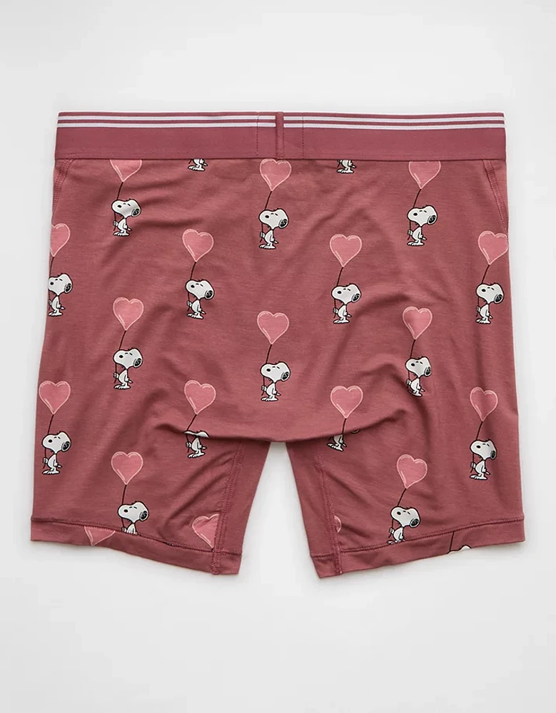 AEO Men's Valentine's Day Snoopy 6" Ultra Soft Boxer Brief