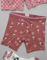 AEO Men's Valentine's Day Snoopy 6" Ultra Soft Boxer Brief