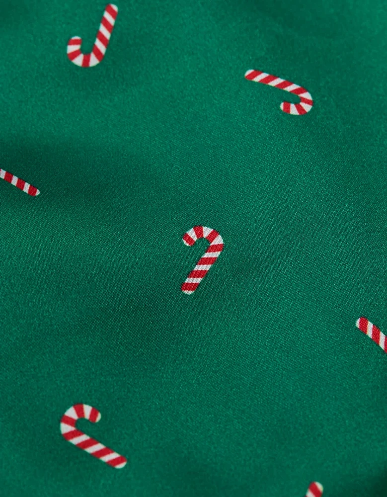 AEO Mini Candy Canes Satin Pocket Boxer Short