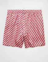 AEO Candy Canes Satin Pocket Boxer Short