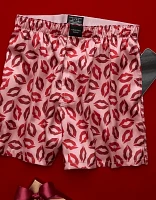 AEO Men's Valentine's Day Kisses Satin Pocket Boxer Short