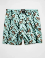 AEO Men's Tropical Leopards Satin Pocket Boxer Short