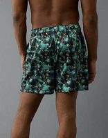 AEO Men's Elephant Tapestry Satin Pocket Boxer Short