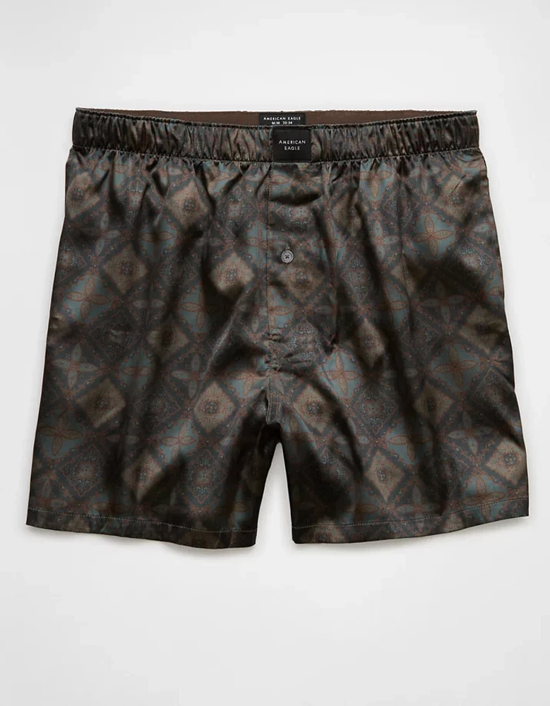 AEO Men's Bandana Satin Pocket Boxer Short