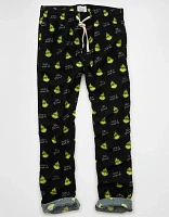 AE Grinch Flannel Lounge Pant