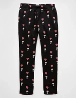 AE Snoopy Valentine's Day Flannel Lounge Pant