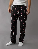 Pantalon de détente en flanelle Snoopy la Saint-Valentin AE