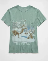 AE Oregon Holiday Graphic T-Shirt