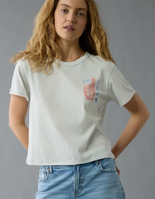 T-shirt à image de sport ancien petit ami AE
