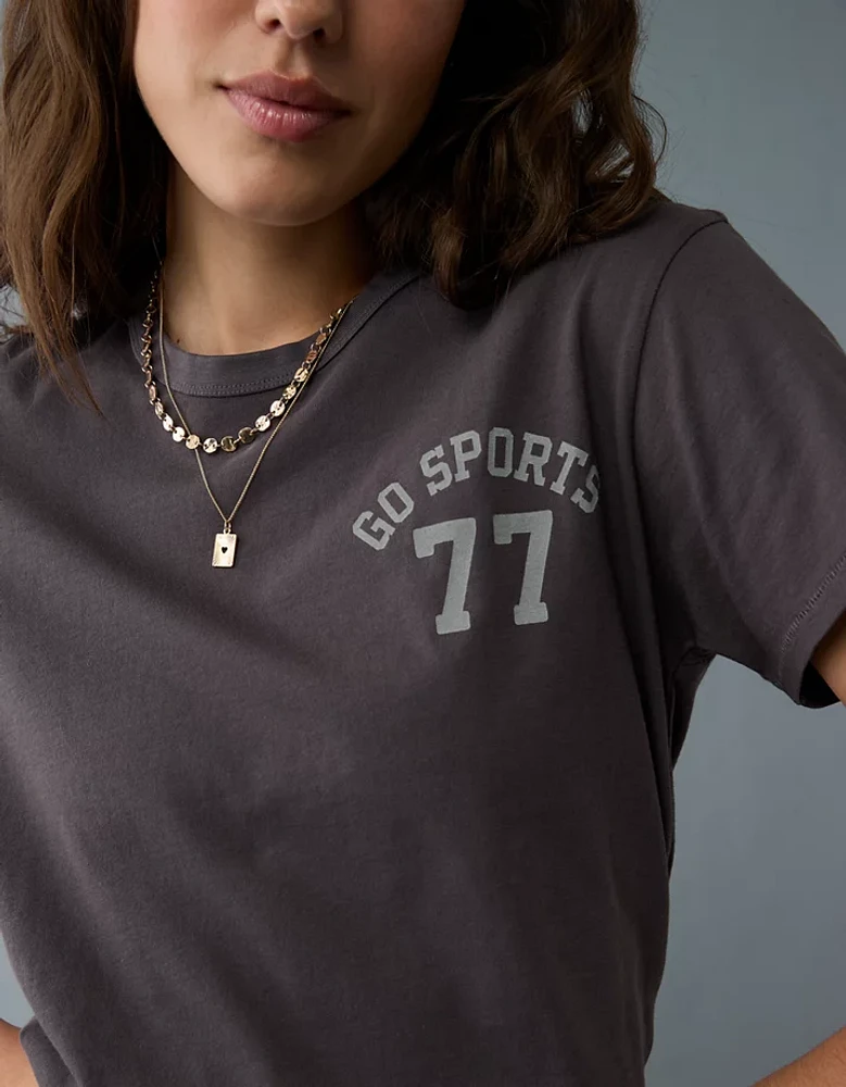 AE Sporty Graphic Cropped T-Shirt