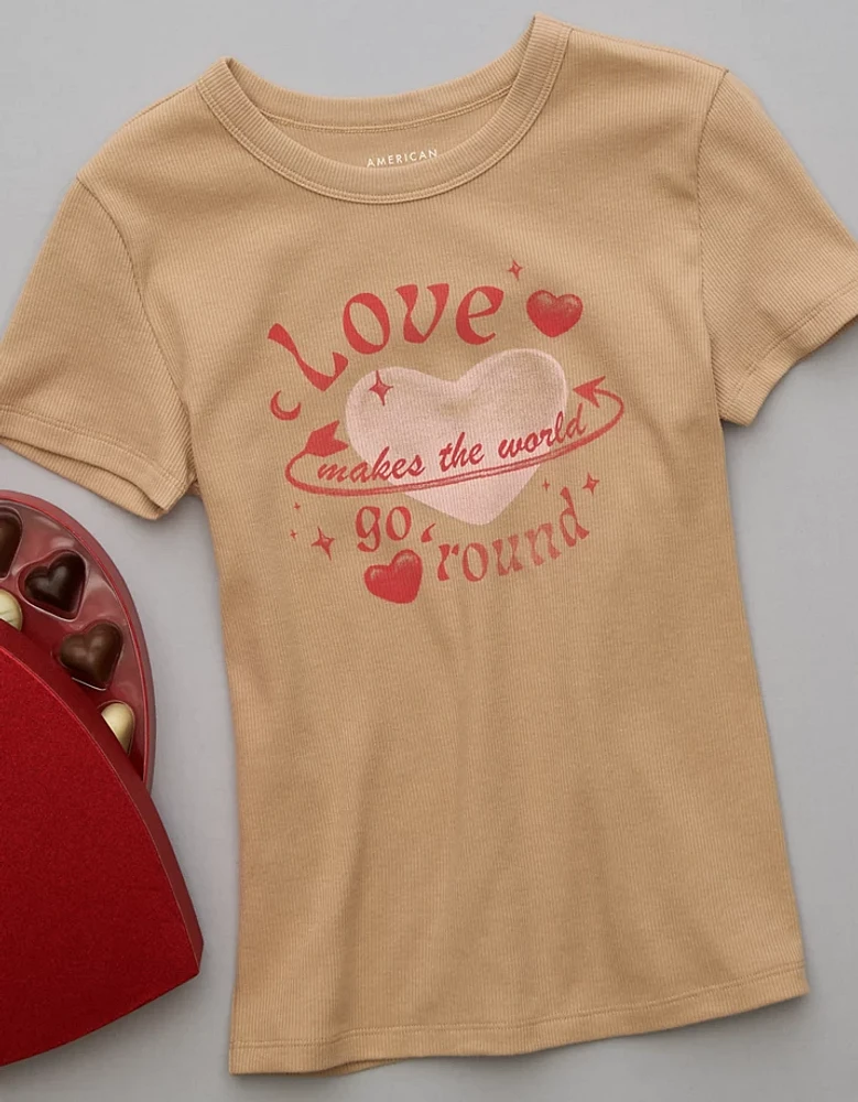 T-shirt à image de la Saint-Valentin Hé bébé AE