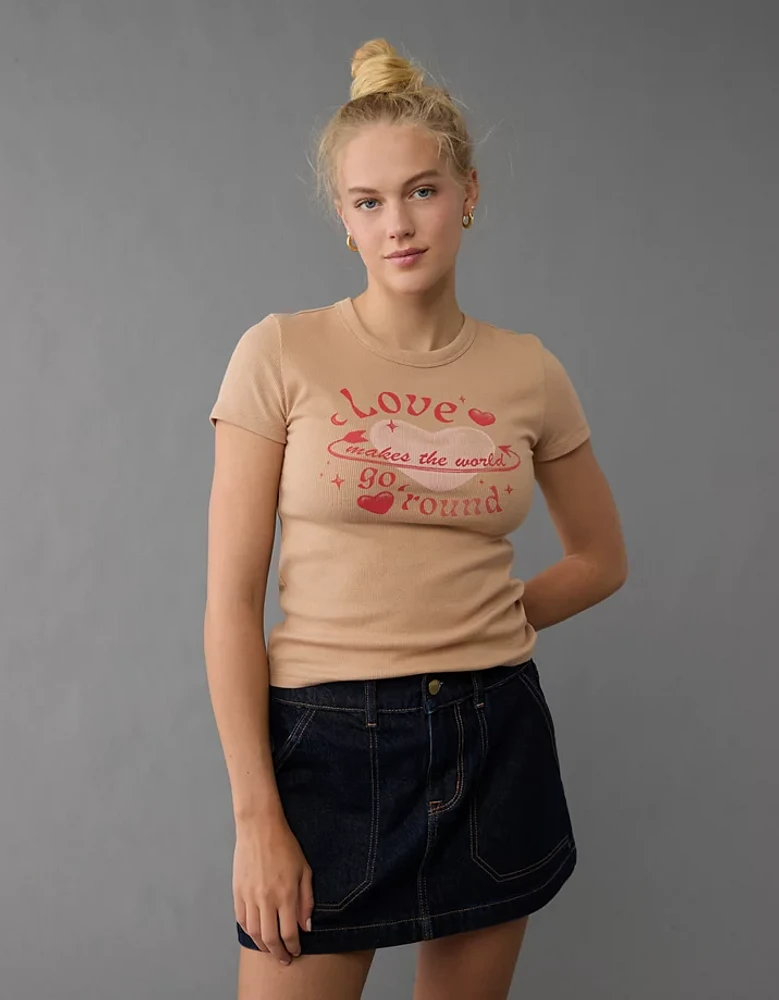 T-shirt à image de la Saint-Valentin Hé bébé AE