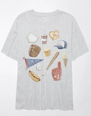T-shirt surdimensionné à image de sports AE