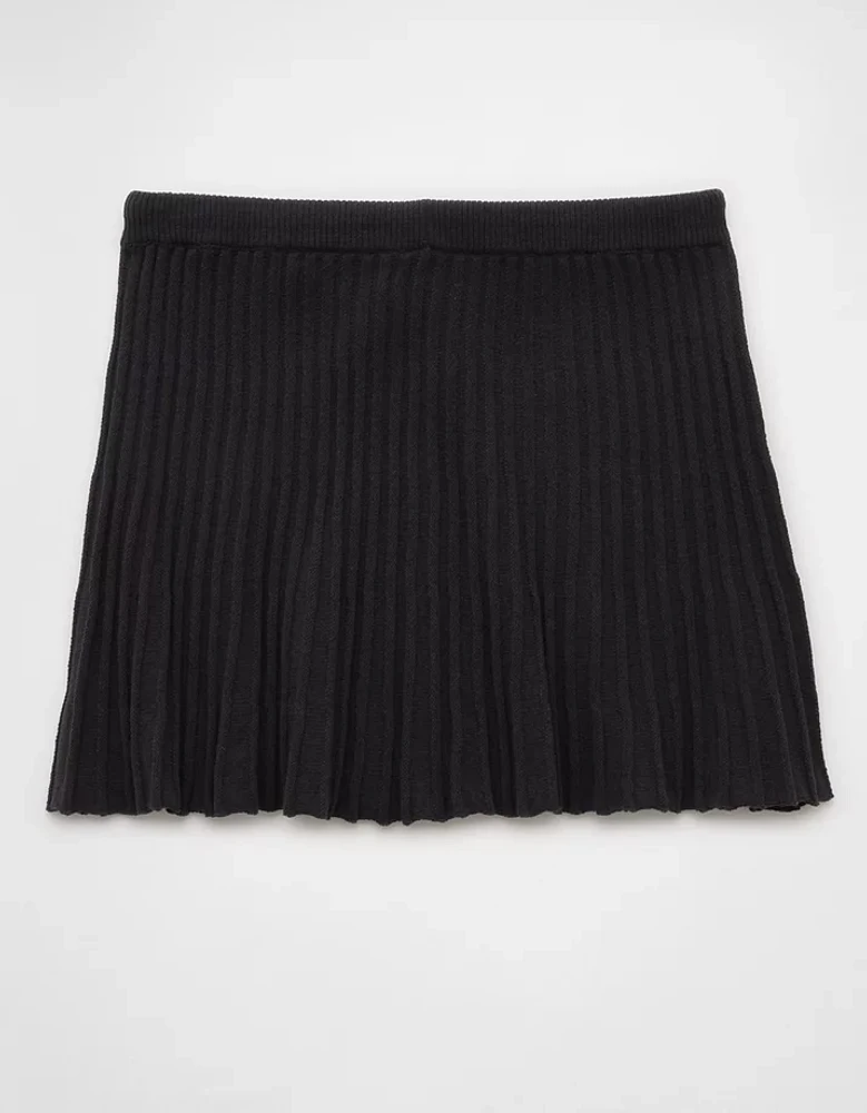 AE Ribbed Knit Mini Skirt