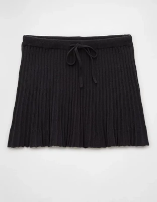 AE Ribbed Knit Mini Skirt