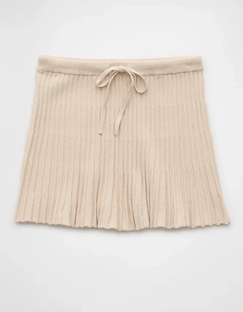 Minijupe en tricot côtelé AE
