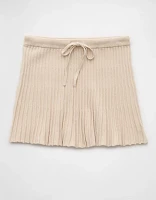 Minijupe en tricot côtelé AE