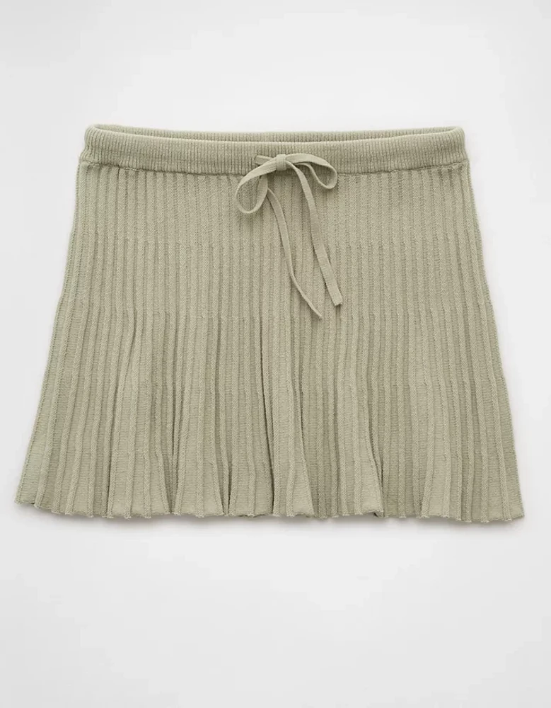 AE Ribbed Knit Mini Skirt