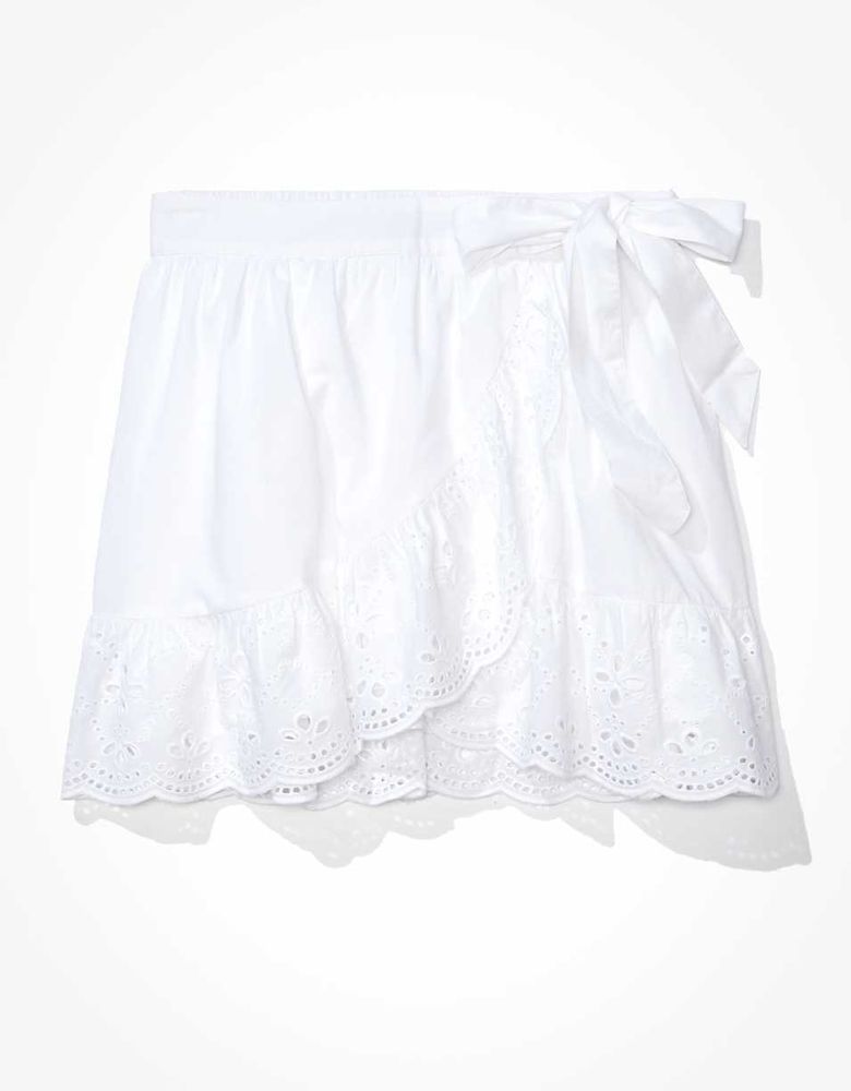 AE Wrap Front Mini Skirt