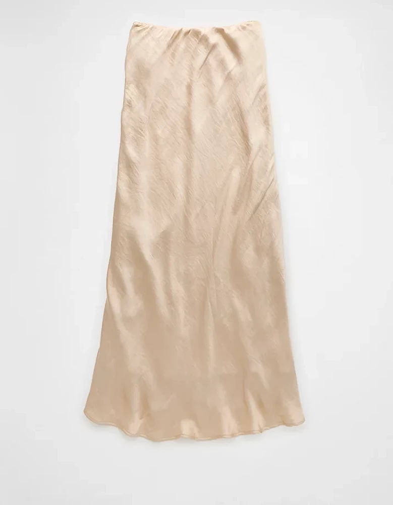 AE High-Waisted Midi Slip Skirt