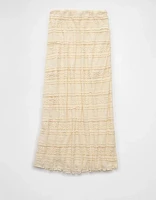 AE High-Waisted Lace Maxi Skirt