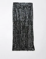 AE High-Waisted Sequin Maxi Skirt