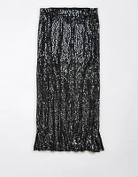 AE High-Waisted Sequin Maxi Skirt