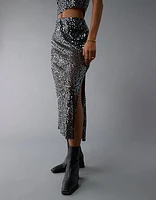 AE High-Waisted Sequin Maxi Skirt