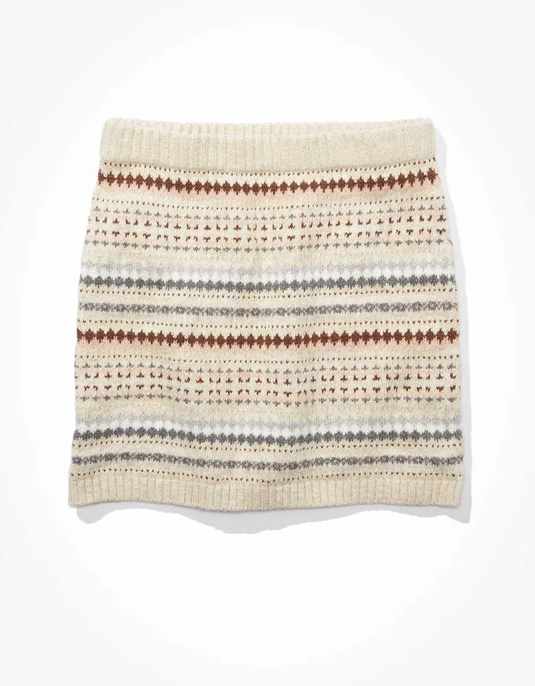 AE Fairisle Sweater Mini Skirt