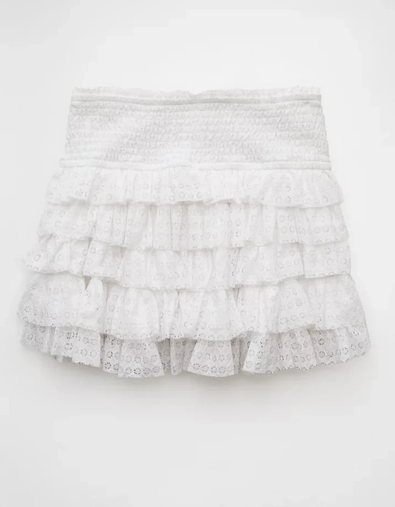 AE High-Waisted Ruffle Mini Skort